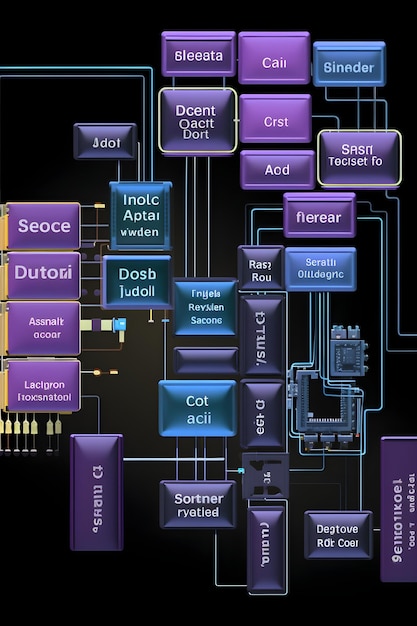 Representación visual del adaptador de estructura de datos en ciencias de la computación