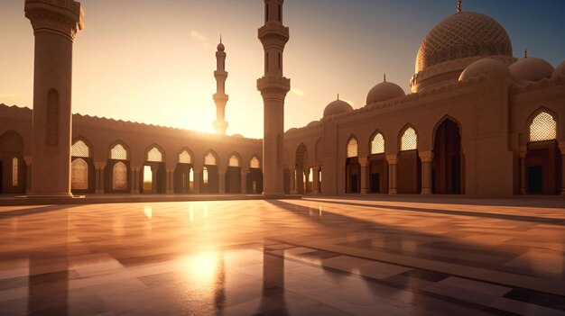 Foto representación visual de una mezquita