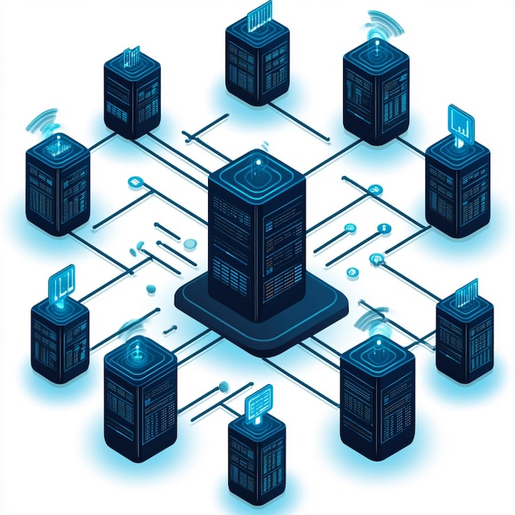 Foto una representación visual de los sistemas de gestión de bases de datos dbms como mysql postgresql o mongodb