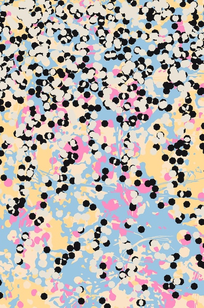 Reproducción de pintura abstracta moderna. Ilustración minimalista. plantilla de fondo pintada a mano.