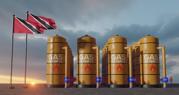 Reserva de gás de Trinidad e Tobago Trinidad e Tobago Reservatório de armazenamento de gás Tanque de gás natural