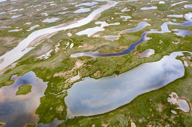 Reserva natural nacional fechada da zona húmida do planalto de três rios fonte China