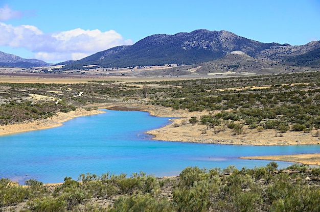 Reservatório de San Clemente em Huescar, Granada - Espanha.