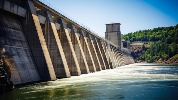 Foto reservoir im herzen des tals