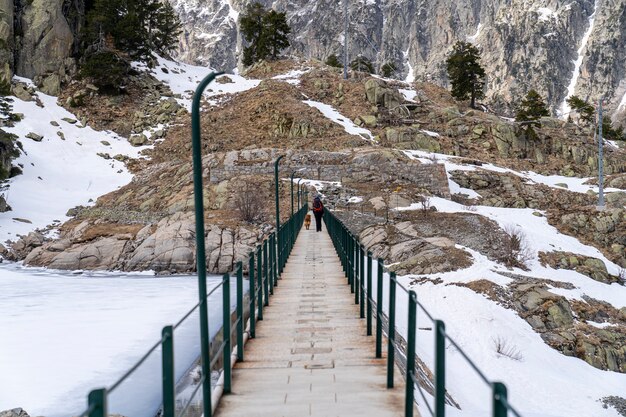 Residencia de refugio en el Parque Nacional de Aiguestortes y el lago de Sant Maurici.