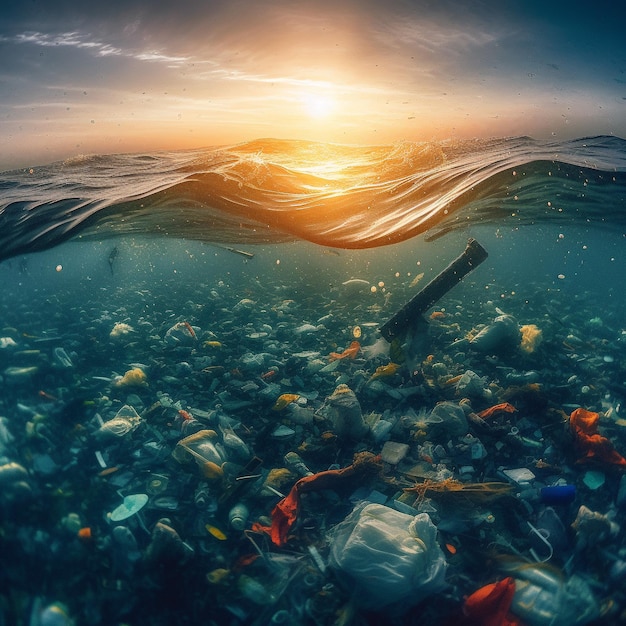 Resíduos plásticos nas profundezas do oceano