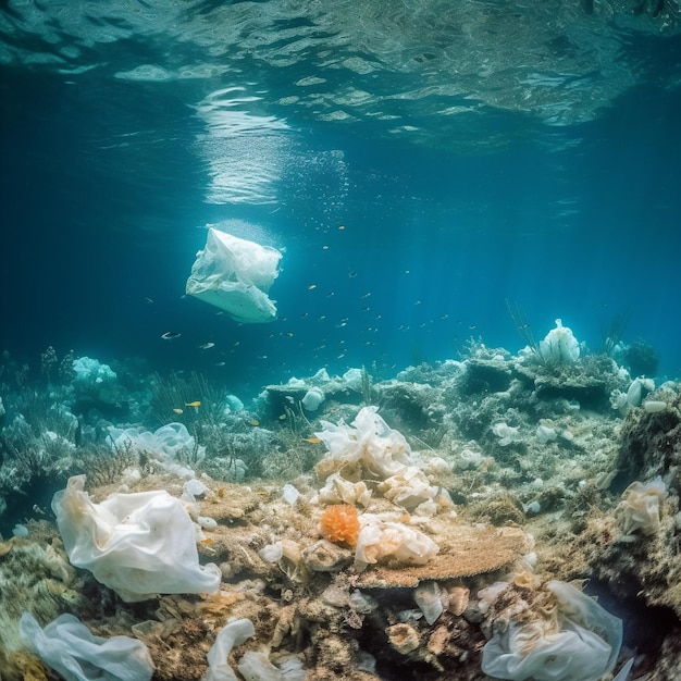 Resíduos plásticos nas profundezas do oceano