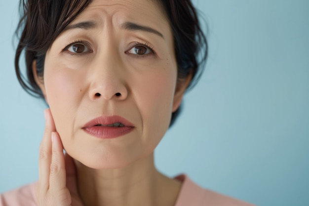 Resolvendo as preocupações com as dobras nasolabial em uma mulher japonesa de meia-idade
