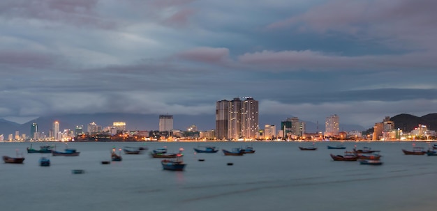 Foto resort de férias asiático nha trang vietnã horizonte