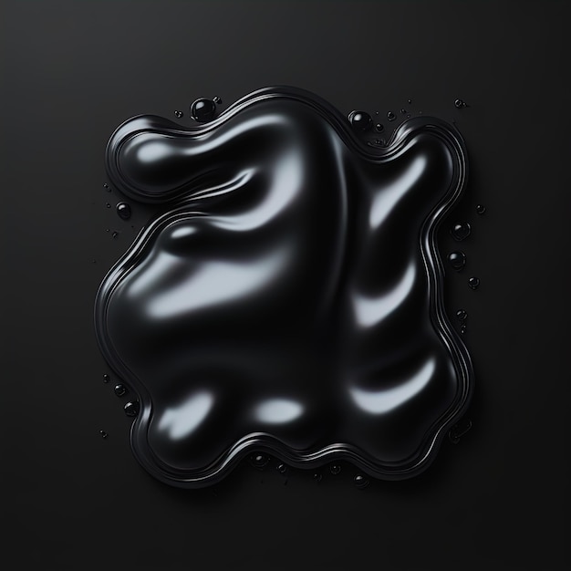 respingo de líquido preto e brancorespingo de líquido preto e brancofundo líquido abstrato ilustração 3 d