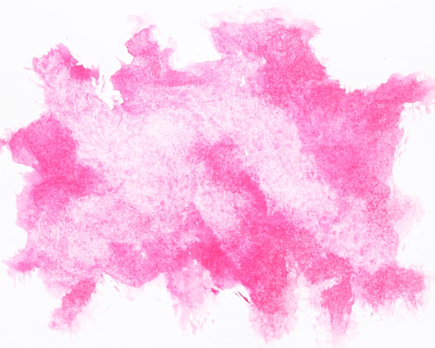 Respingo de tinta rosa aquarela