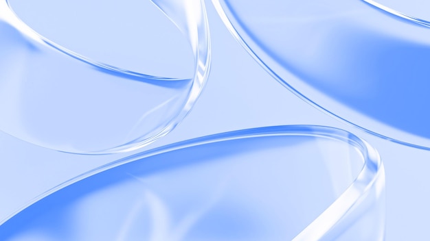 El resplandor brillante afecta el diseño de fondo abstracto Azul claro