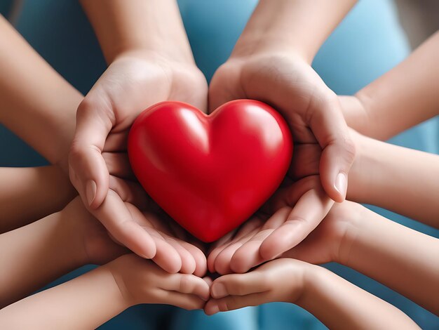 responsabilidade gratidão amor 3D Coração Vermelho Dia dos Namorados