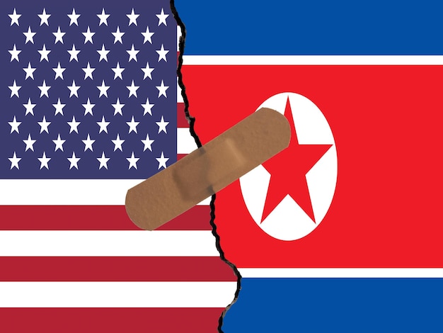 Foto restauración de las relaciones entre estados unidos y corea del norte