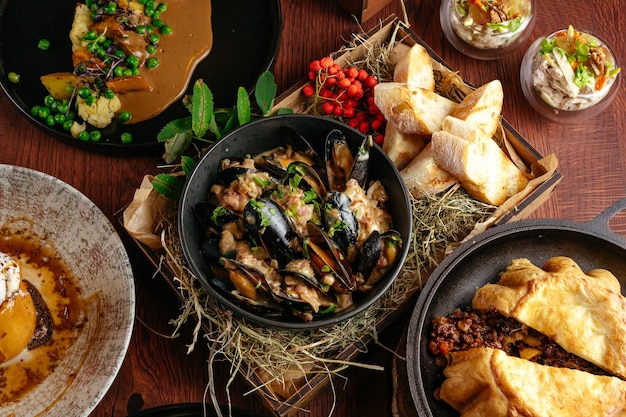Restaurant Essen Restaurant Menü Fotos für die Speisekarte