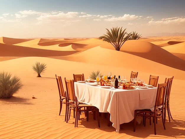 Restaurant in der Wüste