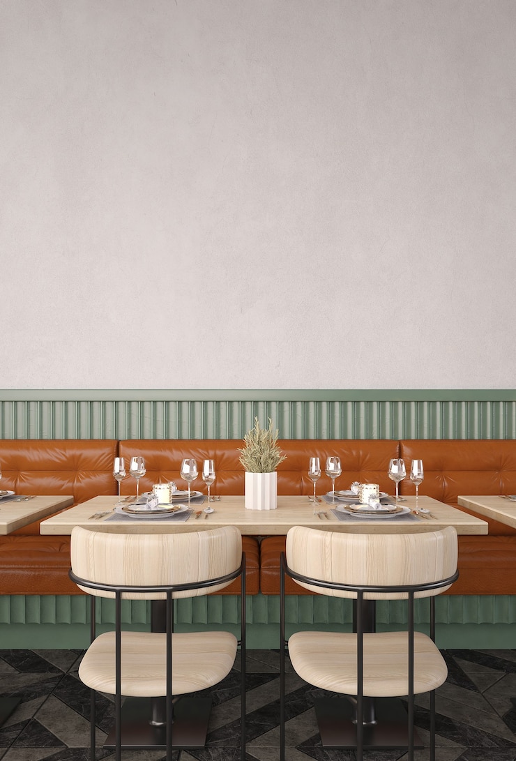 Foto restaurant interieur.