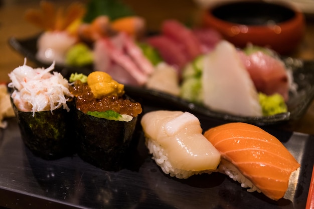 restaurante japonês de sushi