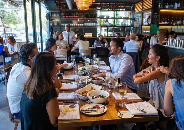 un restaurante con un menú que dice el restaurante