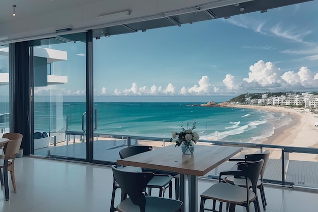 Restaurantes costeros contemporáneos Vistas al mar Lujo minimalista y gastronomía costera
