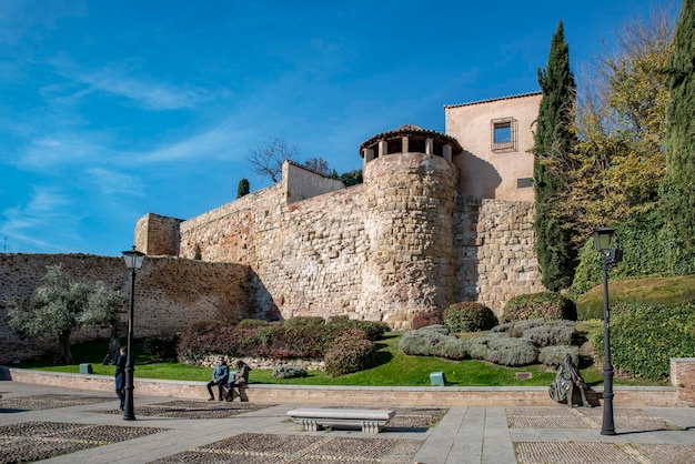 Reste der alten Mauer der Stadt Salamanca