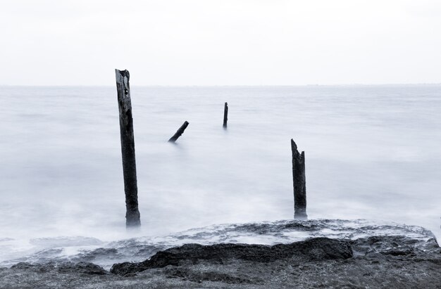 Restos del antiguo muelle