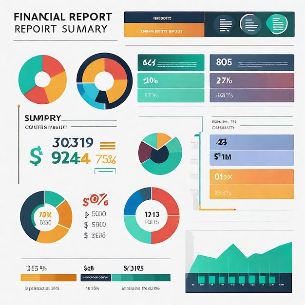 Foto resultados do resumo do relatório financeiro