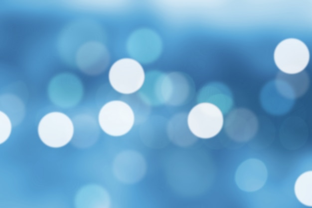 Resumen de bokeh borroso azul para el fondo