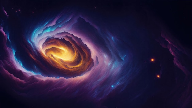 Resumen colorido nebulosa remolino espacio tormenta galaxia cosmos fondo de pantalla