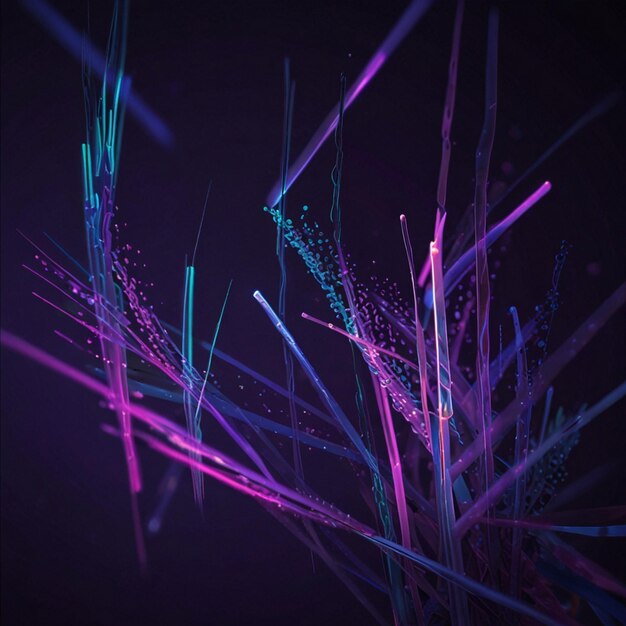 Resumen de la composición de la mancha de luz ultravioleta UV