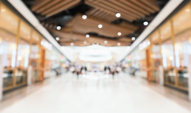 Resumen desenfoque de fondo interior moderno centro comercial