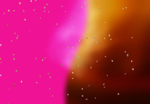 resumen desenfoque rosa pastel y onda amarilla luz de neón digital bengalas fondo plantilla cubierta