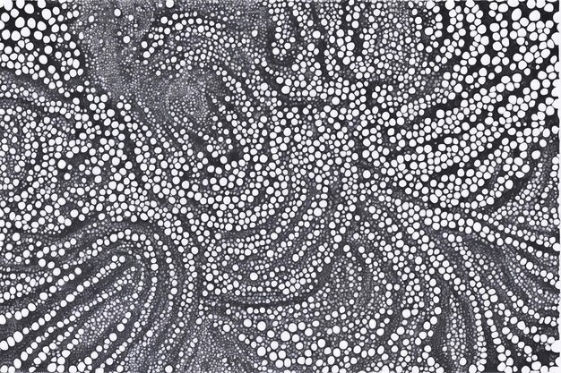 Resumen fondo blanco y negro con puntos puntillismo textura abstracta aigenerated