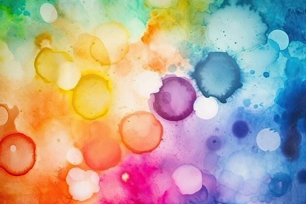 Resumen de fondo de colores de color de agua