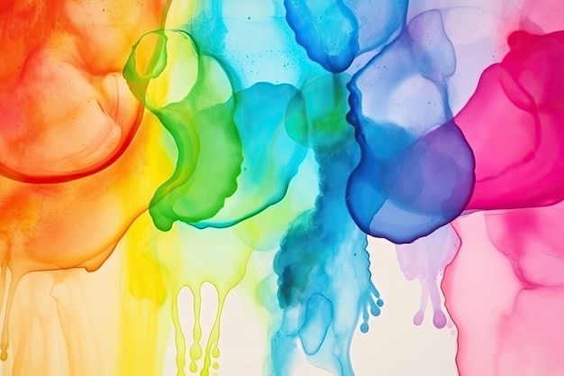 Resumen de fondo de colores de color de agua