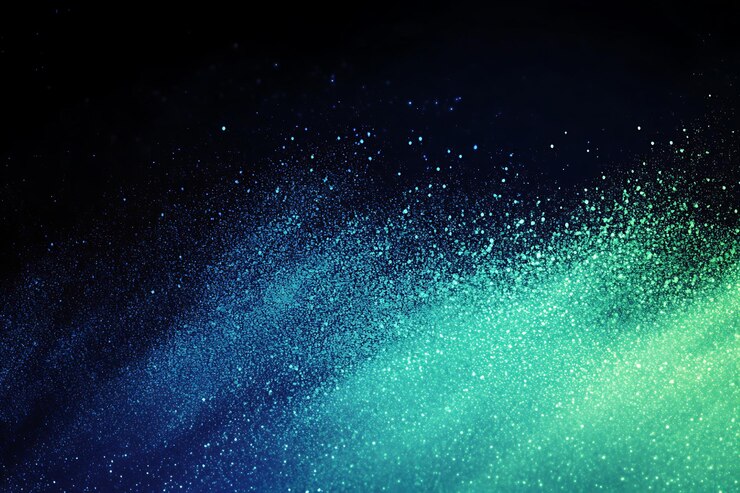 Resumen Fondo de explosión de brillo azul-verde