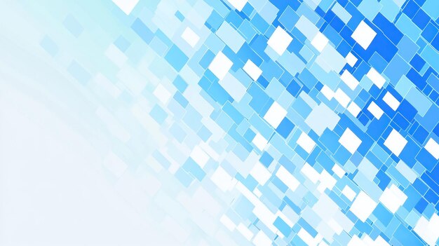 Resumen de fondo para las finanzas tecnológicas de color azul Fintech patrón de píxeles Resumen de negocios tecnología ciencia telón de fondo vectorial