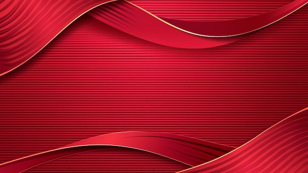 Resumen Fondo de ondas rojas y blancas con líneas