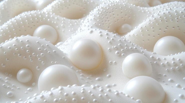 Foto resumen fondo de textura de perla blanca