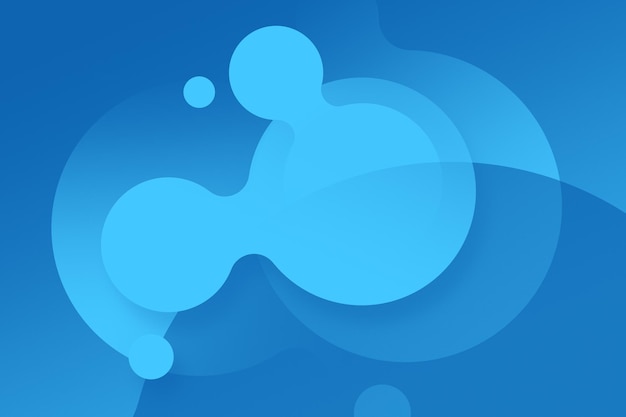 Resumen de los fondos fluidos suaves azules