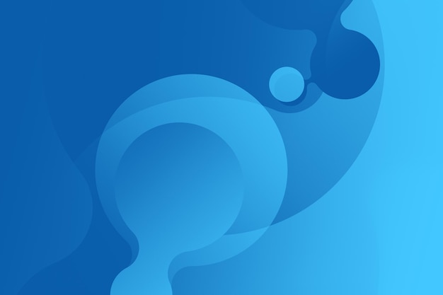 Resumen de los fondos fluidos suaves azules