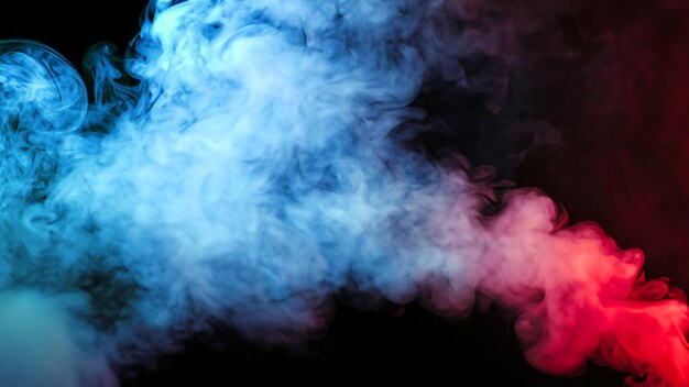 resumen fuego humo azul textura llama nube rojo explosión cielo grunge color ligero negro