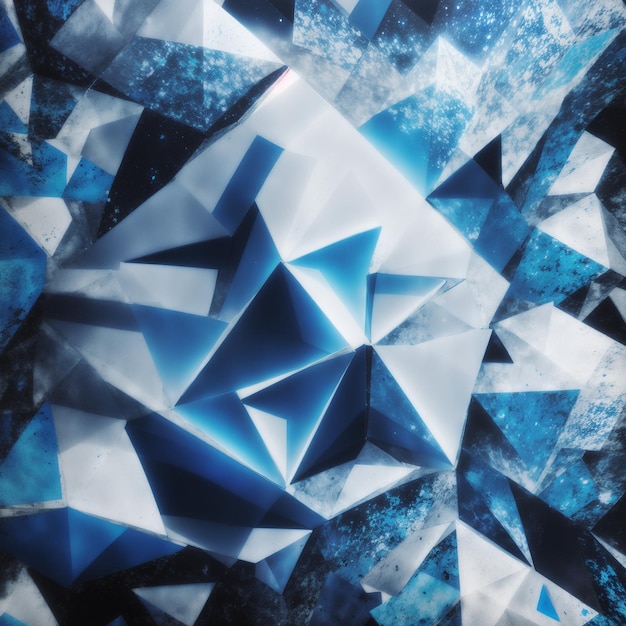 Resumen geométrico azul y gris claro 3d
