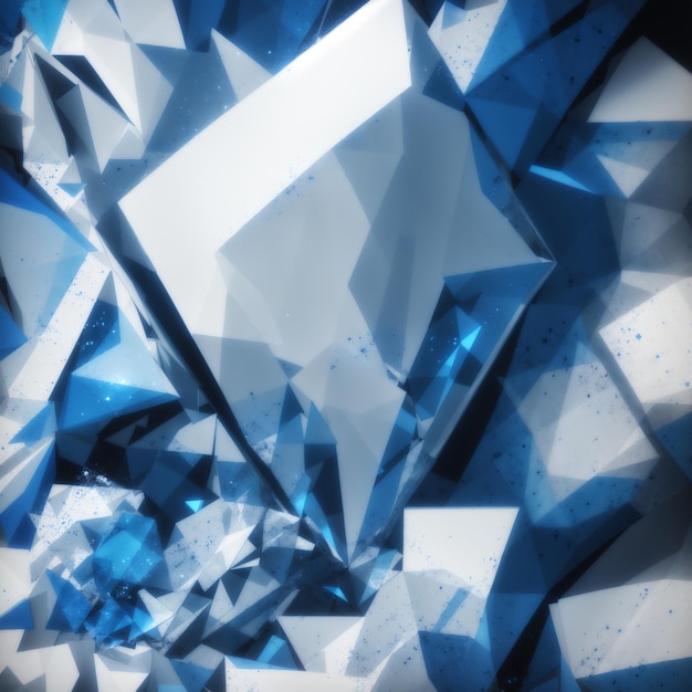 Foto resumen geométrico azul y gris claro 3d
