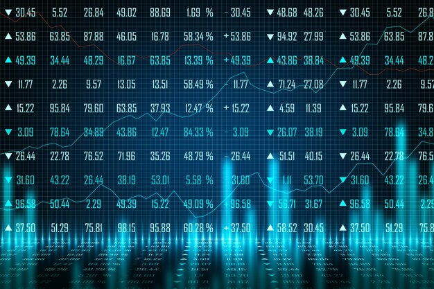 Resumen gráfico de forex textura