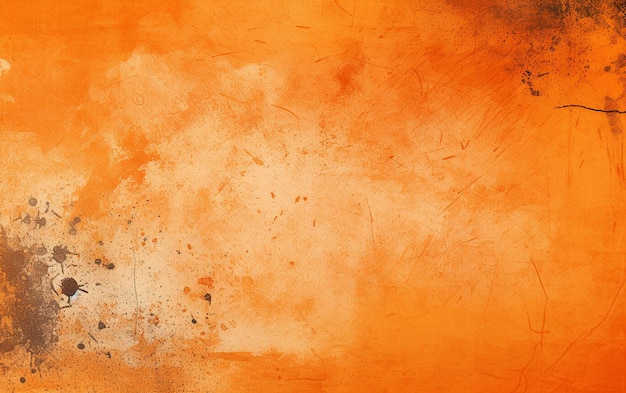 Foto resumen grunge naranja detallado fondo con manchas y manchas