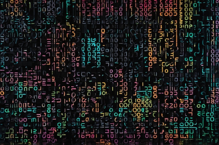Foto resumen interfaz hexadecimal para los entusiastas de la codificación