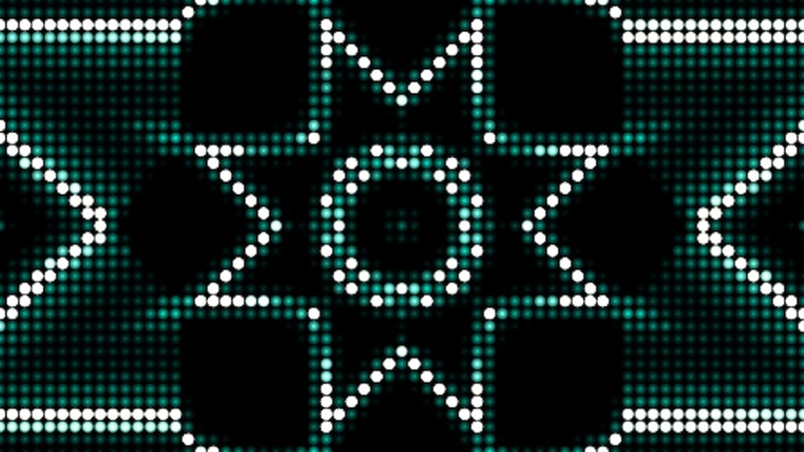 Foto resumen mandala colorido concepto patrón simétrico oro