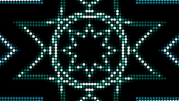 Foto resumen mandala colorido concepto patrón simétrico oro