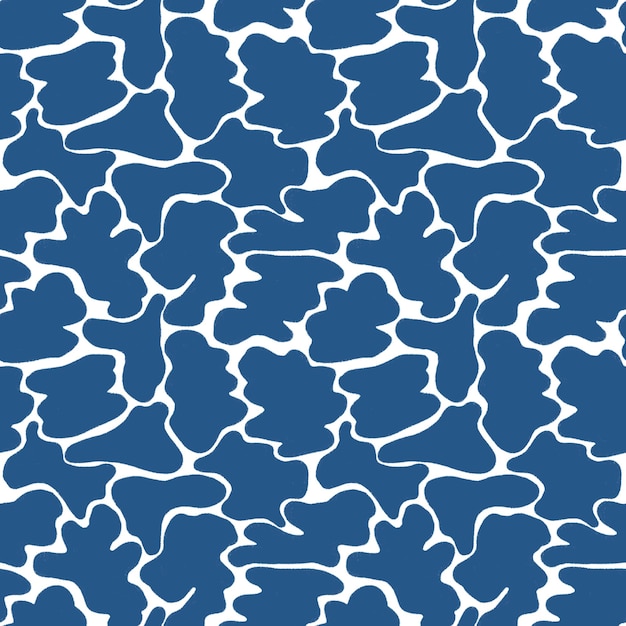Resumen de patrones sin fisuras en azul